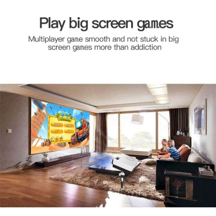 J15 1920 x 1080P HD-Haushalts-Mini-LED-Projektor mit Stativhalterung, unterstützt AV/HDMI x 1/USB x1/TF x 1, EU Plug, US Plug – Bild 16