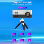 J15 1920 x 1080P HD-Haushalts-Mini-LED-Projektor mit Stativhalterung, unterstützt AV/HDMI x 1/USB x1/TF x 1, EU Plug, US Plug – Bild 7