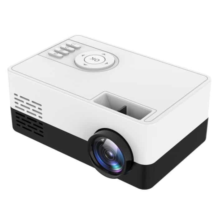 J15 1920 x 1080P HD-Haushalts-Mini-LED-Projektor mit Stativhalterung, unterstützt AV/HDMI x 1/USB x1/TF x 1, UK Plug, AU Plug – Bild 2