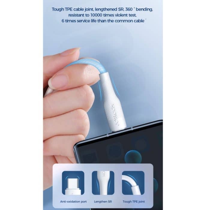 JOYROOM S-1230M3 60W PD Typ-C / USB-C zu Typ-C / USB-C Schnelllade-Datenkabel – Bild 6