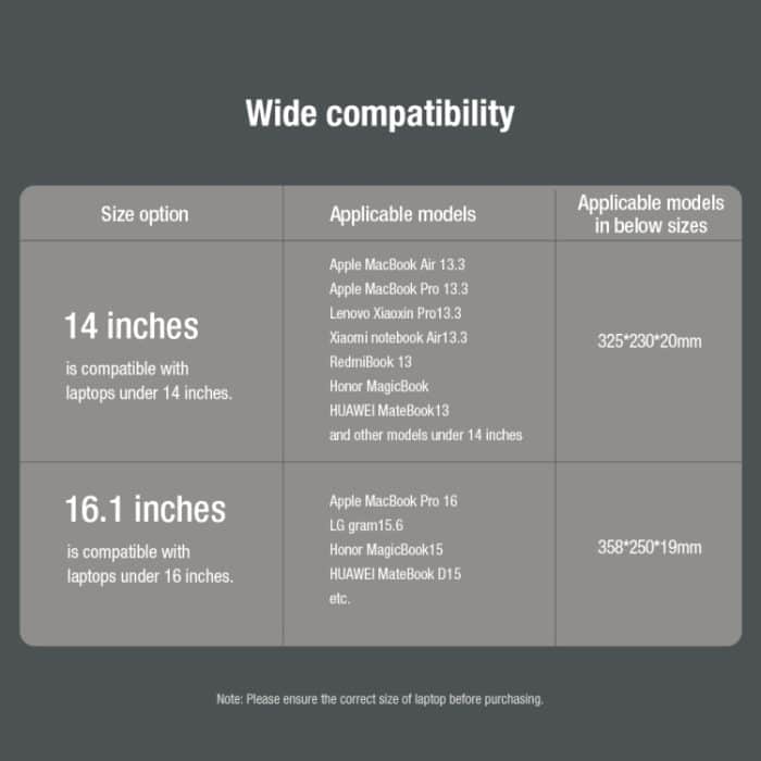 NILLKIN Water Wave Texture Vielseitige Laptophülle, For 14.0 inch and Below, For 16.0 inch and Below – Bild 11