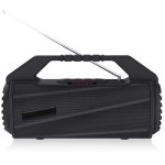 NewRixing NR-4025FM mit Bildschirm, spritzwassergeschützter, wasserfester tragbarer Bluetooth-Lautsprecher für den Außenbereich, unterstützt Freisprechen/TF-Karte/FM/U-Disk