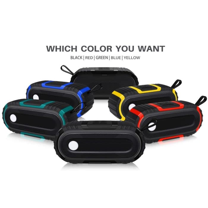 NewRixing NR-5016 Spritzwassergeschützter Bluetooth-Lautsprecher für den Außenbereich, unterstützt Freisprechen/TF-Karte/FM/U-Disk – Bild 4