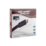 ULT-unite 4K Ultra HD vergoldetes HDMI-auf-HDMI-Flachkabel, 1m, 1.5m, 2m, 3m, 5m, 10m – Bild 6