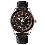 SKMEI 9232 Edelstahl-Schnalle, Glasspiegel, wasserdicht, widerstandsfähig, Quarzuhr