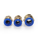 LAIZE 10 Stück PC-Außengewinde gerader pneumatischer Schnellmontage-Anschluss – Bild 2