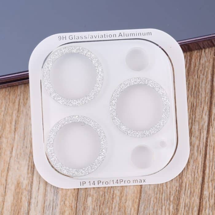 50 Stück gehärtetes Glas mit glitzernder CD-Textur für die Rückseite der Kamera – Bild 2