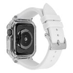 Kristallklares Polycarbonatgehäuse, Silikon-Uhrenarmband, For Apple Watch Series 8&7 41mm, For Apple Watch Series 8&7 45mm – Bild 3