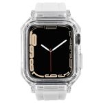 Kristallklares Polycarbonatgehäuse, Silikon-Uhrenarmband, For Apple Watch Series 8&7 41mm, For Apple Watch Series 8&7 45mm – Bild 4