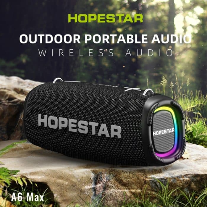 HOPESTAR A6 Max IPX6 wasserdichter tragbarer Bluetooth-Außenlautsprecher, A6 Max – Bild 2