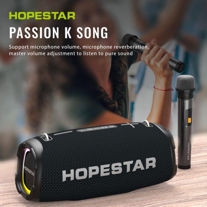 HOPESTAR A6 Max IPX6 wasserdichter tragbarer Bluetooth-Außenlautsprecher, A6 Max – Bild 6