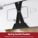 3073 Abnehmbare Auto-Brillenaufbewahrungstasche aus Napa-Texturleder, 3073 (Green), 3073 (Black), 3073 (Grey), 3073 (Brown) – Bild 6