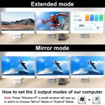 KC-KVM203DH 8K 30Hz USB3.0 DP+DP+HDMI Dreifachmonitor-KVM-Switch – Bild 3