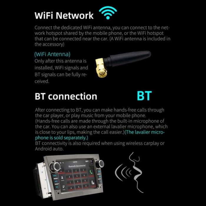 S-OB7A 7 Zoll tragbarer Auto-MP5-Player mit integrierter DAB-Funktion, unterstützt CarPlay / Android Auto, 1GB+16GB, 2GB+32GB – Bild 13