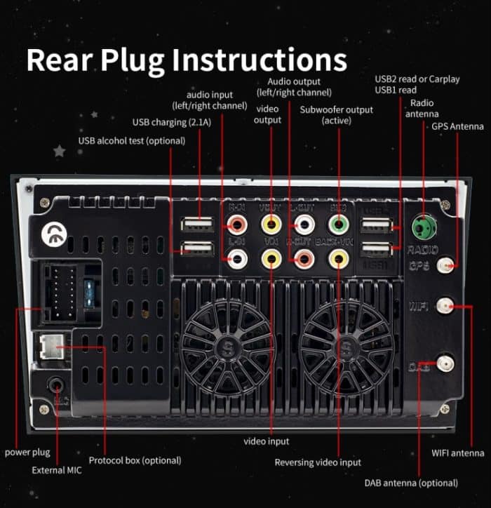 S-OB7A 7 Zoll tragbarer Auto-MP5-Player mit integrierter DAB-Funktion, unterstützt CarPlay / Android Auto, 1GB+16GB, 2GB+32GB – Bild 4