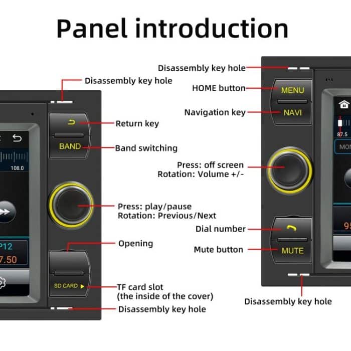 Für Ford Transit 7 Zoll Android Navigationsgerät unterstützt WiFi / GPS / RDS, 1GB+16GB, 2GB+32GB – Bild 3