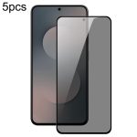 5 Stück DUX DUCIS 0,33 mm 9H High Aluminium Anti-Spionage-HD-Hartglasfolie, For Samsung Galaxy S25 Edge, For Samsung Galaxy S25 5G, For Samsung Galaxy S25+ 5G, For Samsung Galaxy S25 Ultra 5G, For Samsung Galaxy S24 Ultra 5G, For Samsung Galaxy S24+ 5G...