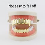 Echtgold-Galvanik-Halloween-Dekoration, Zahnersatz und Stoßzahnanzug, COS-Requisiten – Bild 5