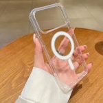 MagSafe magnetisches TPU-Case aus transparentem Acryl