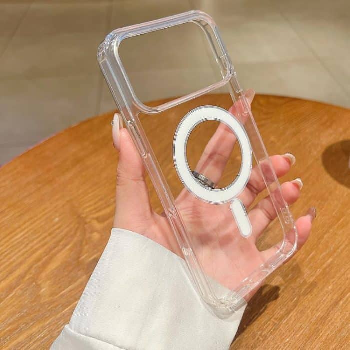 MagSafe magnetisches TPU-Case aus transparentem Acryl – Bild 1
