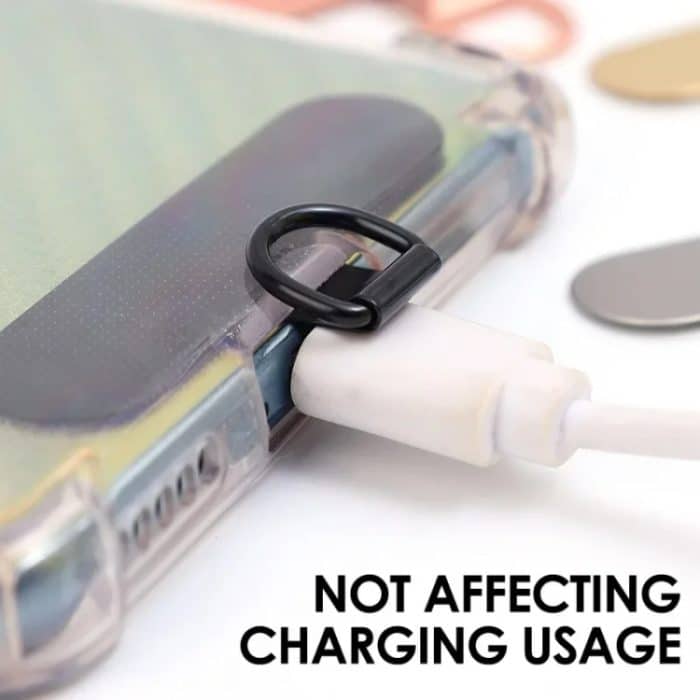 Ovale Befestigungsdichtung für Handy-Lanyard aus Metall – Bild 8