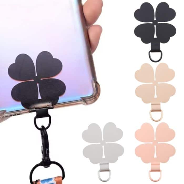 Vierblättrige Metall-Befestigungsdichtung für Handy-Lanyards – Bild 4
