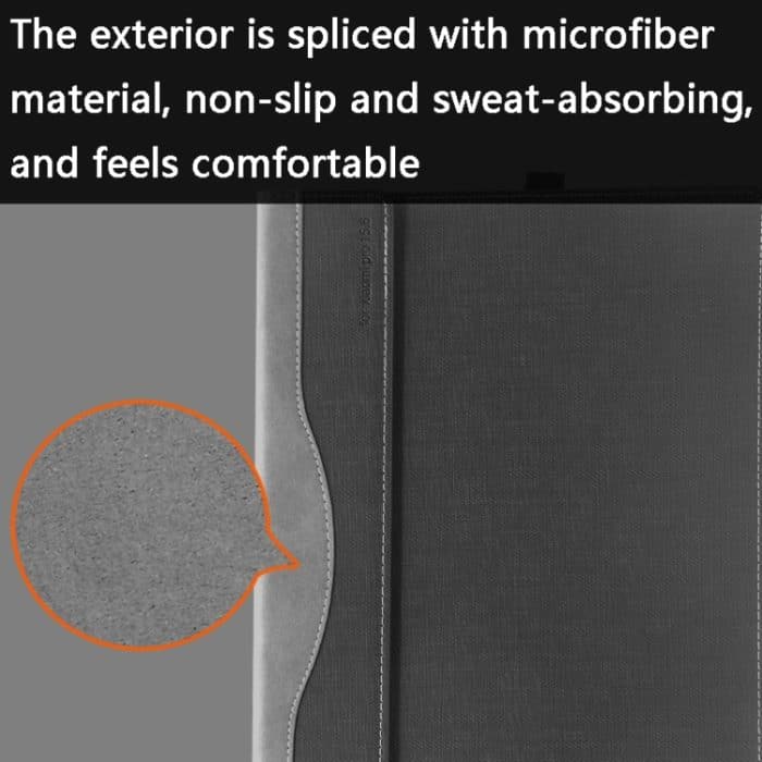 Laptop-Schutzhülle aus Leder mit Fallschutz, For Xiaomi Pro 15.6 2020 – Bild 6