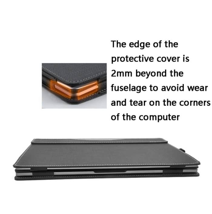 Laptop-Schutzhülle aus Leder mit Fallschutz, For Xiaomi Pro 15.6 2020 – Bild 7