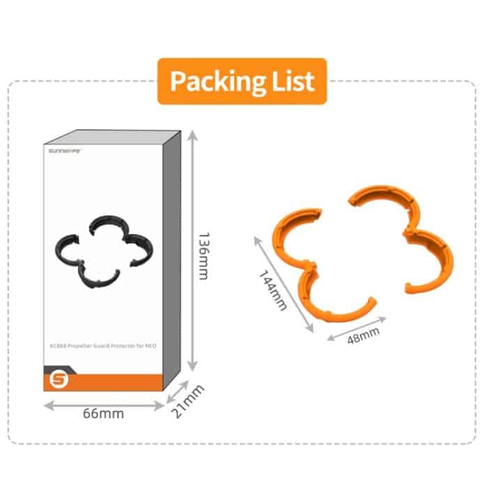 Sunnylife Propellerschutzschutz Antikollisionsringabdeckung, For DJI Neo – Bild 10