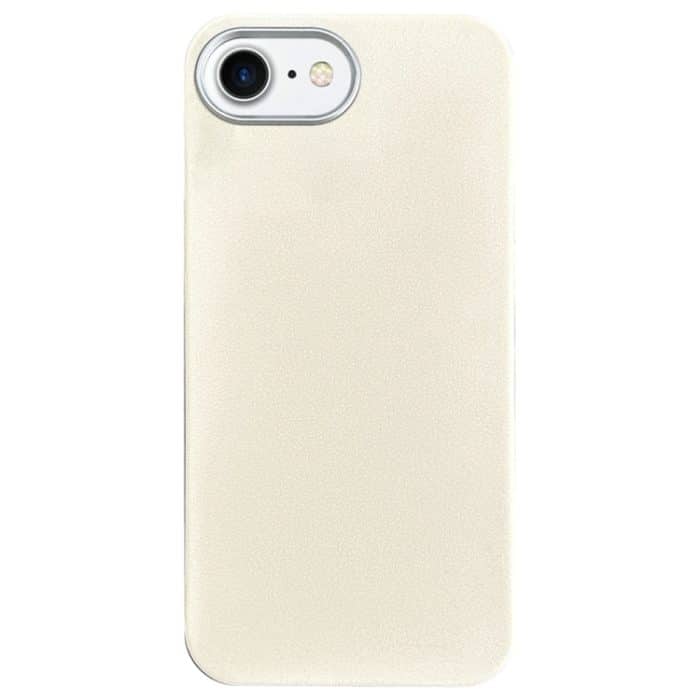 Litschi-Muster Silber Rand Kamera Rahmen Material Telefon Fall – Bild 1