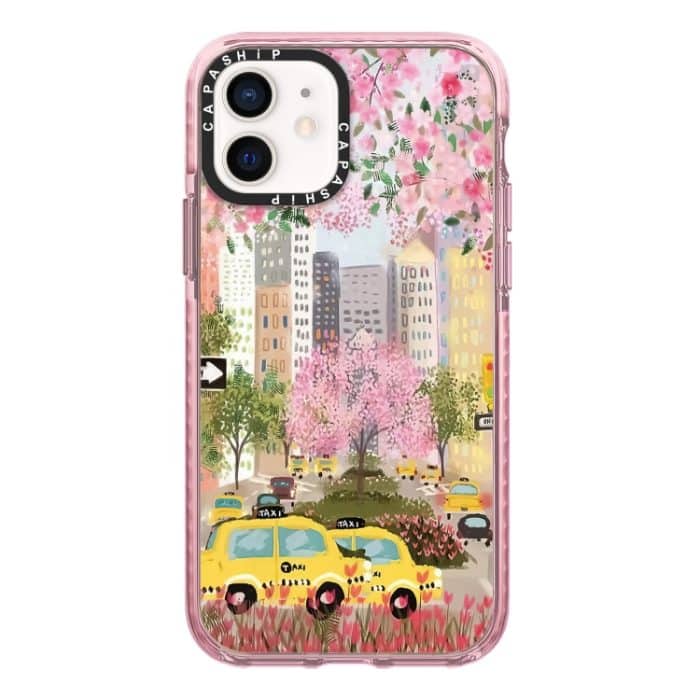 Einfaches Illustrationsmuster Vollständige Abdeckung Handyhülle, For iPhone 12 mini – Bild 1