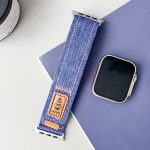 Uhrenarmband aus Denim-Nylon mit Klettverschluss und Canvas, For Apple Watch 46mm / 49mm / 45mm / 44mm, For Apple Watch 42mm / 41mm / 40mm / 38mm – Bild 5