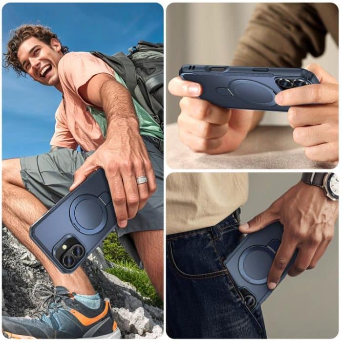 Skin Feel Magnetic Holder MagSafe Phone Case, For iPhone 15, For iPhone 14 / 13, For iPhone 14 Pro Max – Bild 7