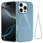 Glossy TPU Shockproof MagSafe Phone Case with Lanyard, For iPhone 16, For iPhone 15 Pro Max, For iPhone 15 Pro, For iPhone 15 Plus