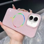 Glitter Powder Plating MagSafe IMD Full Coverage Phone Case, For iPhone 14 / 13
