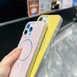 Glitter Powder Plating MagSafe IMD Full Coverage Phone Case, For iPhone 14 / 13 – Bild 3