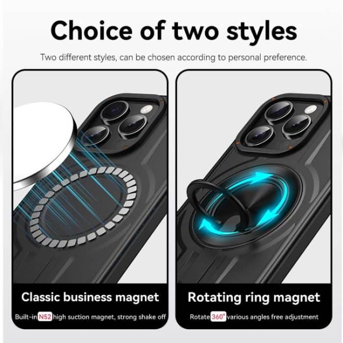 Armor MagSafe TPU Hybrid PC-Telefonhülle mit Ringhalter – Bild 4