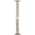 Integrated Buckle Embossed Slim Milanese Metal Watch Band, For Apple Watch 46mm / 49mm / 45mm / 44mm, For Apple Watch 42mm / 41mm / 40mm / 38mm – Bild 3