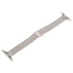Integrated Buckle Embossed Slim Milanese Metal Watch Band, For Apple Watch 46mm / 49mm / 45mm / 44mm, For Apple Watch 42mm / 41mm / 40mm / 38mm – Bild 4