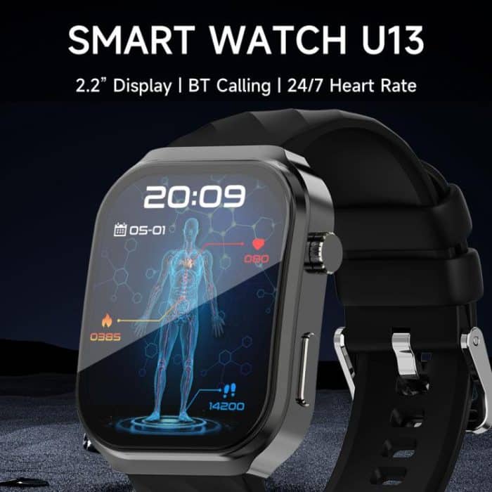 U13 2.2 inch IPS Curved Screen Smart Watch Supports BT Call – Bild 4