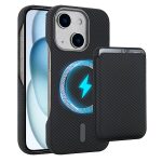 Carbon Fiber MagSafe Magnetic Card Holder Phone Case