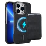 Carbon Fiber MagSafe Magnetic Card Holder Phone Case