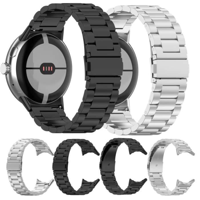 Tri-beads Flat Buckle Titanium Alloy Watch Band, For Google Pixel Watch 3 45mm, For Google Pixel Watch 3 / 2 / 1 41mm – Bild 4