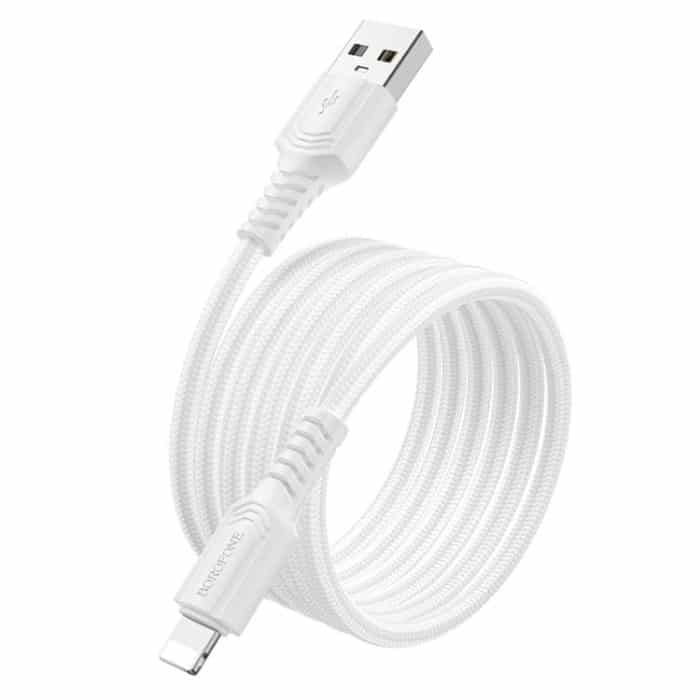 BOROFONE BX116 1m 2.4A USB to 8 Pin Certain Charging Data Cable – Bild 2