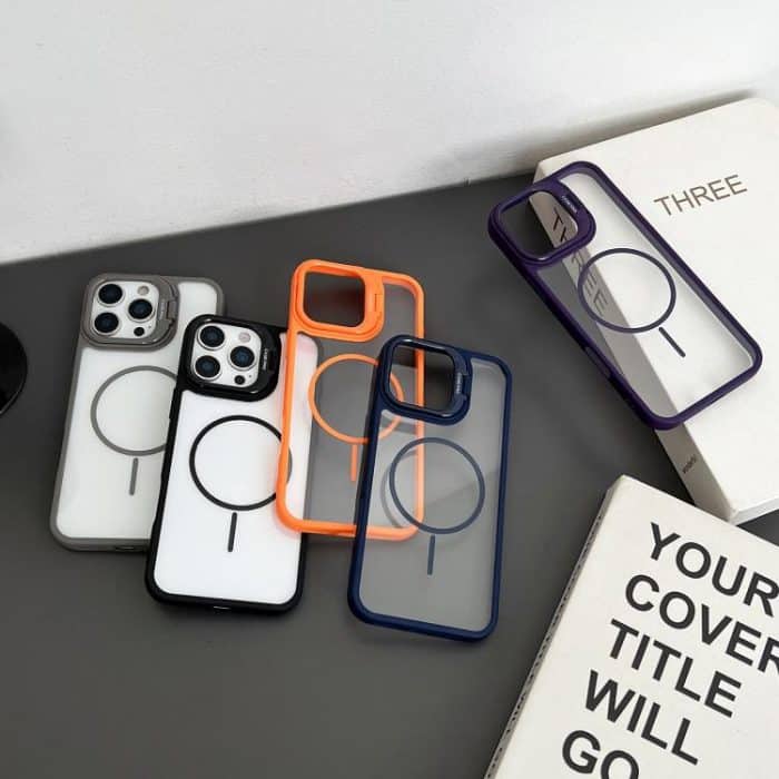 PC Lens Holder MagSafe Magnetic Phone Case, For iPhone 14 Plus, For iPhone 14, For iPhone 14 Pro, For iPhone 14 Pro Max – Bild 2