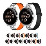 D-shaped Tri-beads Magnetic Silicone Watch Band, For Google Pixel Watch 3 45mm, For Google Pixel Watch 1 / 2 / 3 41mm – Bild 2