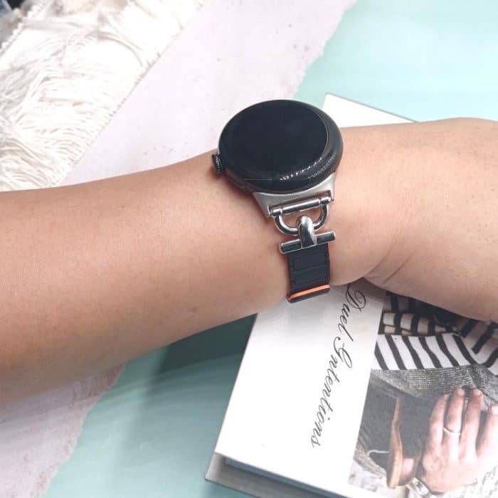 D-shaped Tri-beads Magnetic Silicone Watch Band – Bild 6