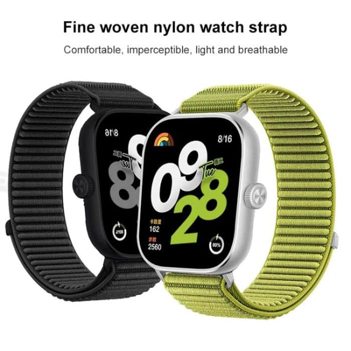 xDfind Woven Nylon Hook And Loop Fastener Watch Band, For Xiaomi Smart Band 9 Pro/8 Pro/Redmi Watch 5/4 – Bild 4