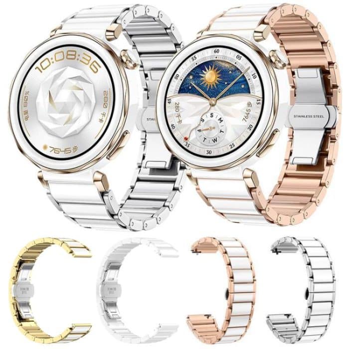 xDfind Ceramic Stainless Steel Watch Band, For Huawei Watch GT 5 Pro 42mm – Bild 3