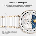 xDfind Ceramic Stainless Steel Watch Band, For Huawei Watch GT 5 Pro 42mm – Bild 8